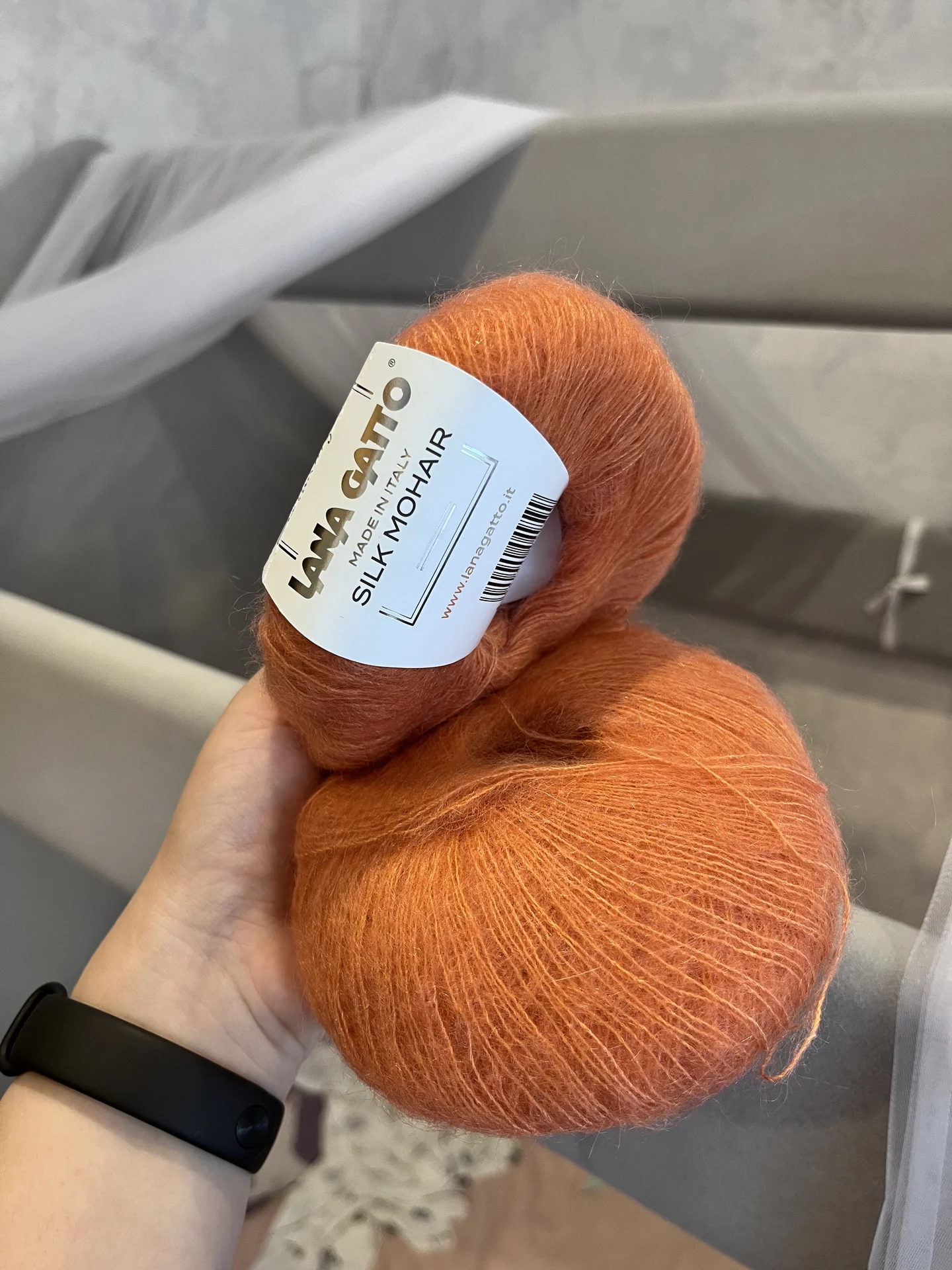 Пряжа Lana gatto silk mohair 8392 - миниатюра 2