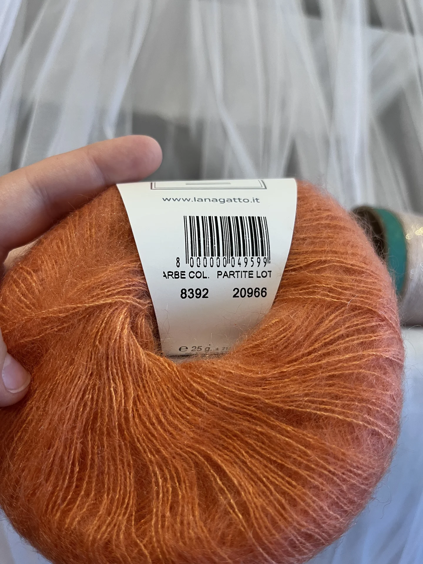 Пряжа Lana gatto silk mohair 8392 - миниатюра 4