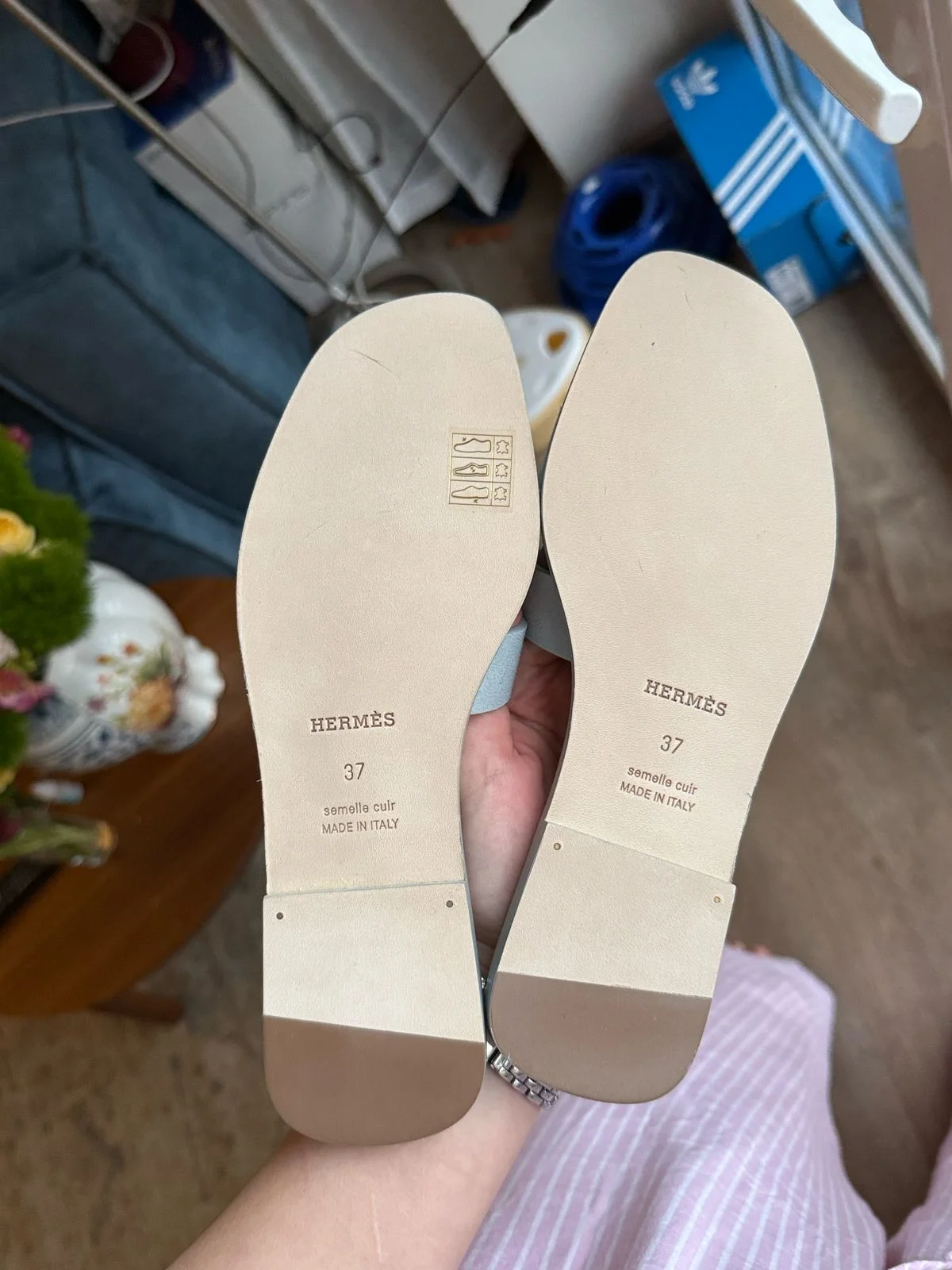 Шлепки Hermes Oran - миниатюра 4
