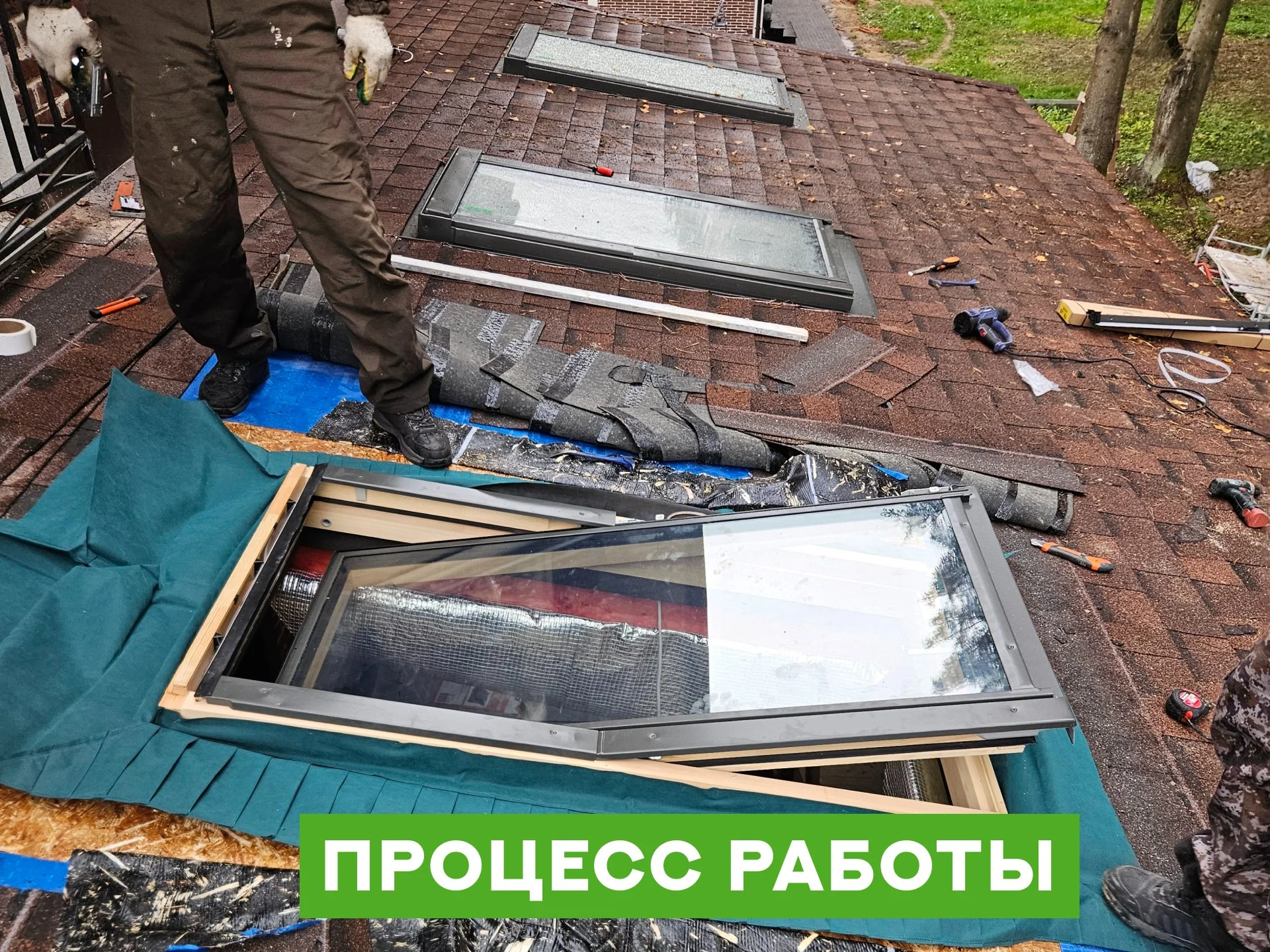Установка и ремонт мансардных окон - миниатюра 4