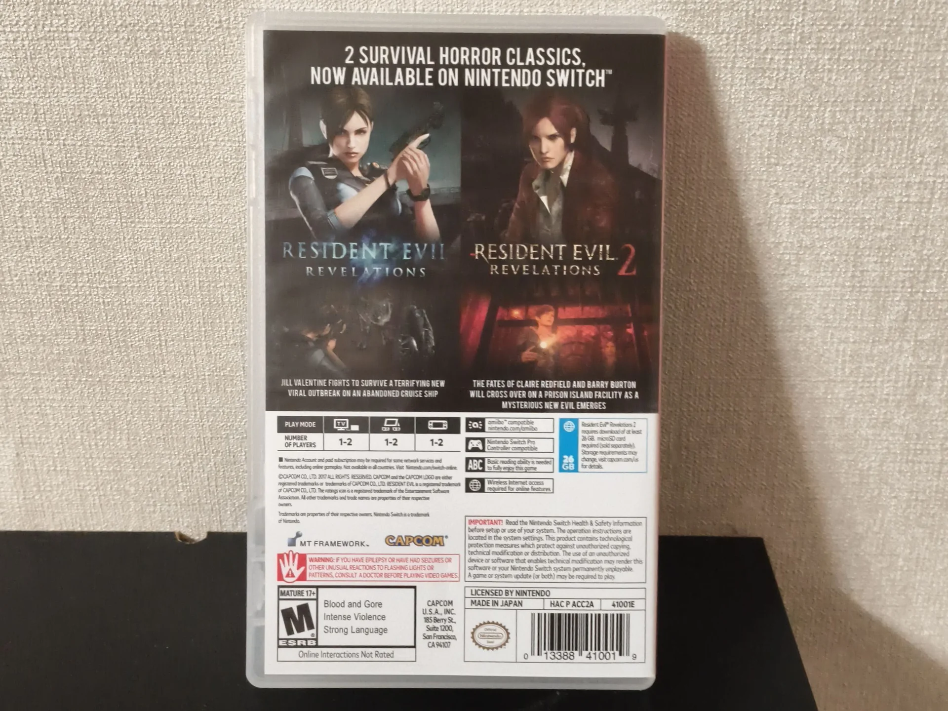 Resident evil revelation collection Nintendo switc - миниатюра 3