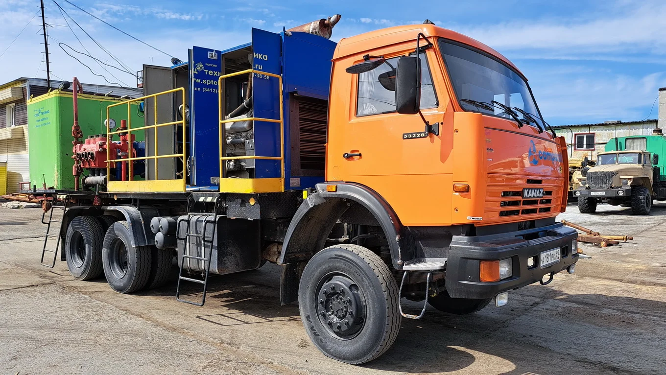 Продам или Сдам в Аренду: Агрегат насосный цементировочный АН-400Х63 КамАЗ-53228(6х6) и АН-700 МАЗ - миниатюра 2