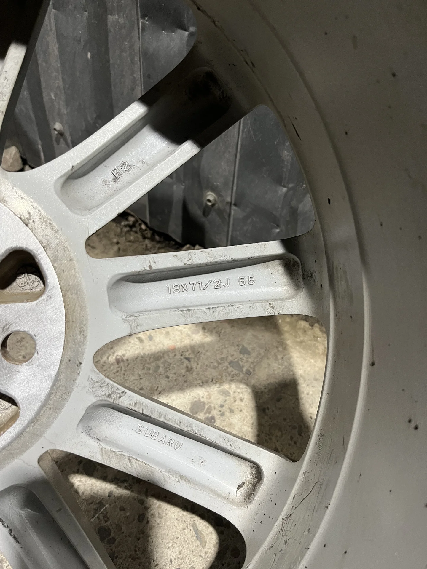 Литые диски Subaru 18 x 7.5jj, 5x100 - миниатюра 7
