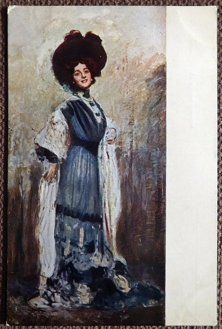 Антикварная открытка. Чезаре Таллоне. Лина Кавальери. Актриса - изображение 1