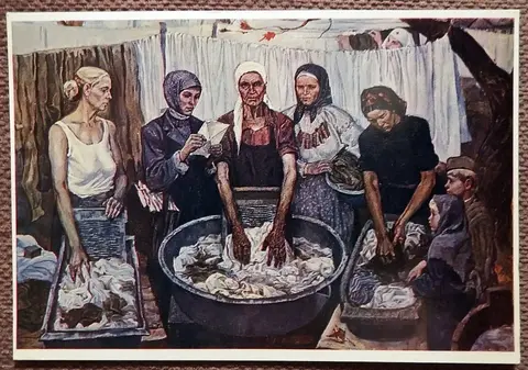 Открытка. Марченко. Дума матерей. 1970-е годы