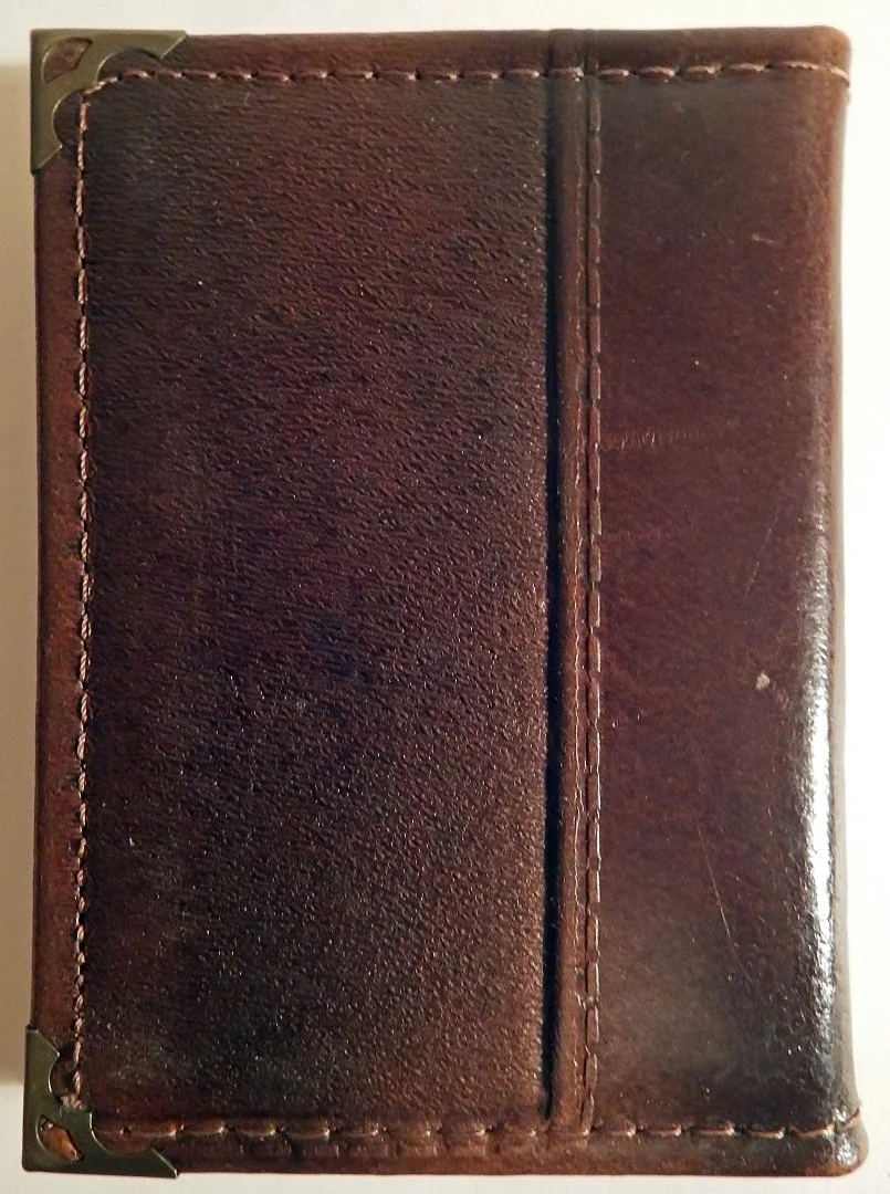 Записная телефонная книжка. Дом Мод. Ленинград. Кожа. Тиснение. 1990-е годы - миниатюра 6