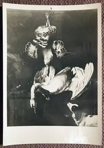 Открытка. М. Блум. Охотничьи трофеи. Эрмитаж. Живопись. 1940-50-е годы