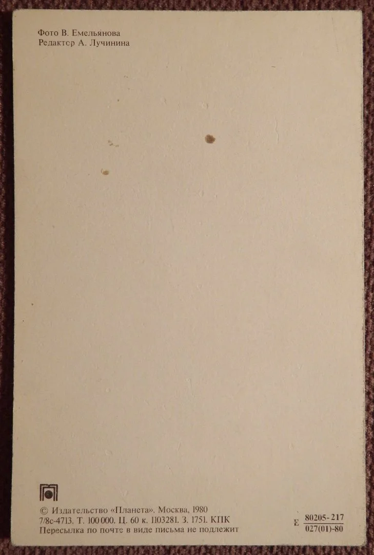 Стерео-открытка. С праздником. Розы. Цветы. 1980 год - миниатюра 2