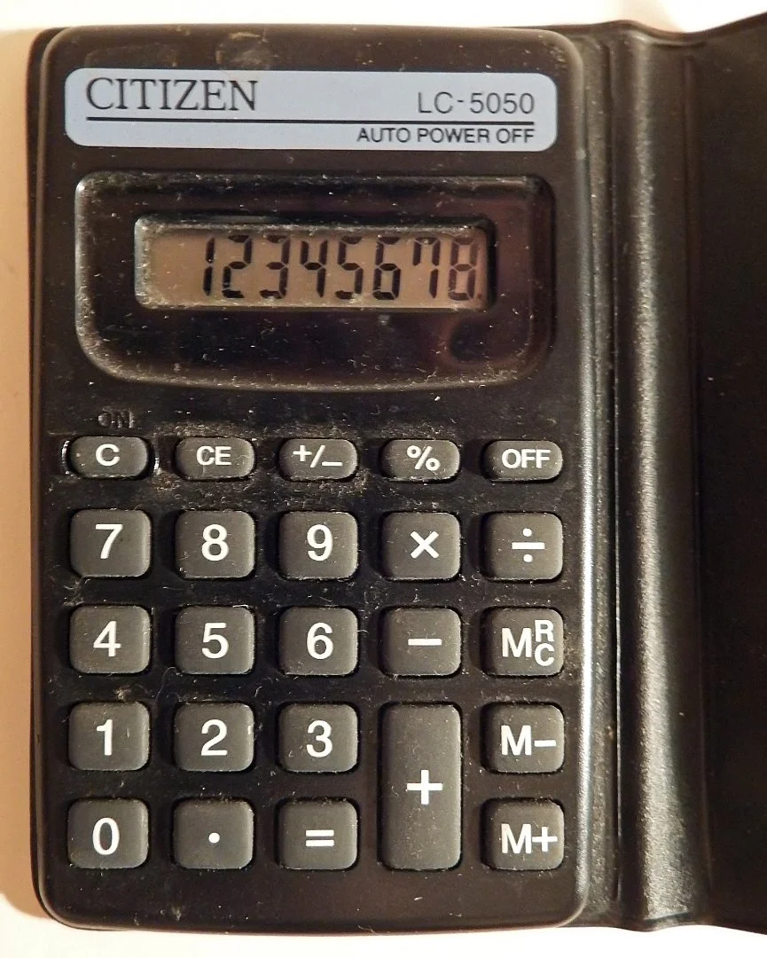 Карманный калькулятор Citizen LC-5050 - миниатюра 3
