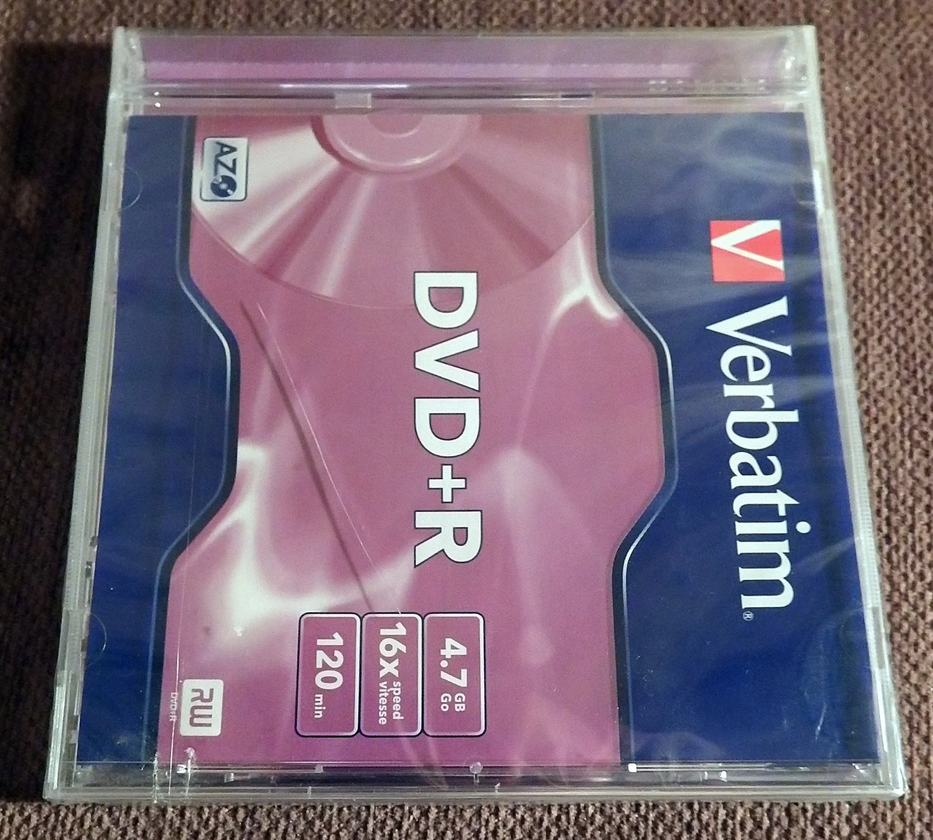 Диск Verbatim DVD + R. 16 х 4,7 Gb. Индия. Запечатан - миниатюра 2