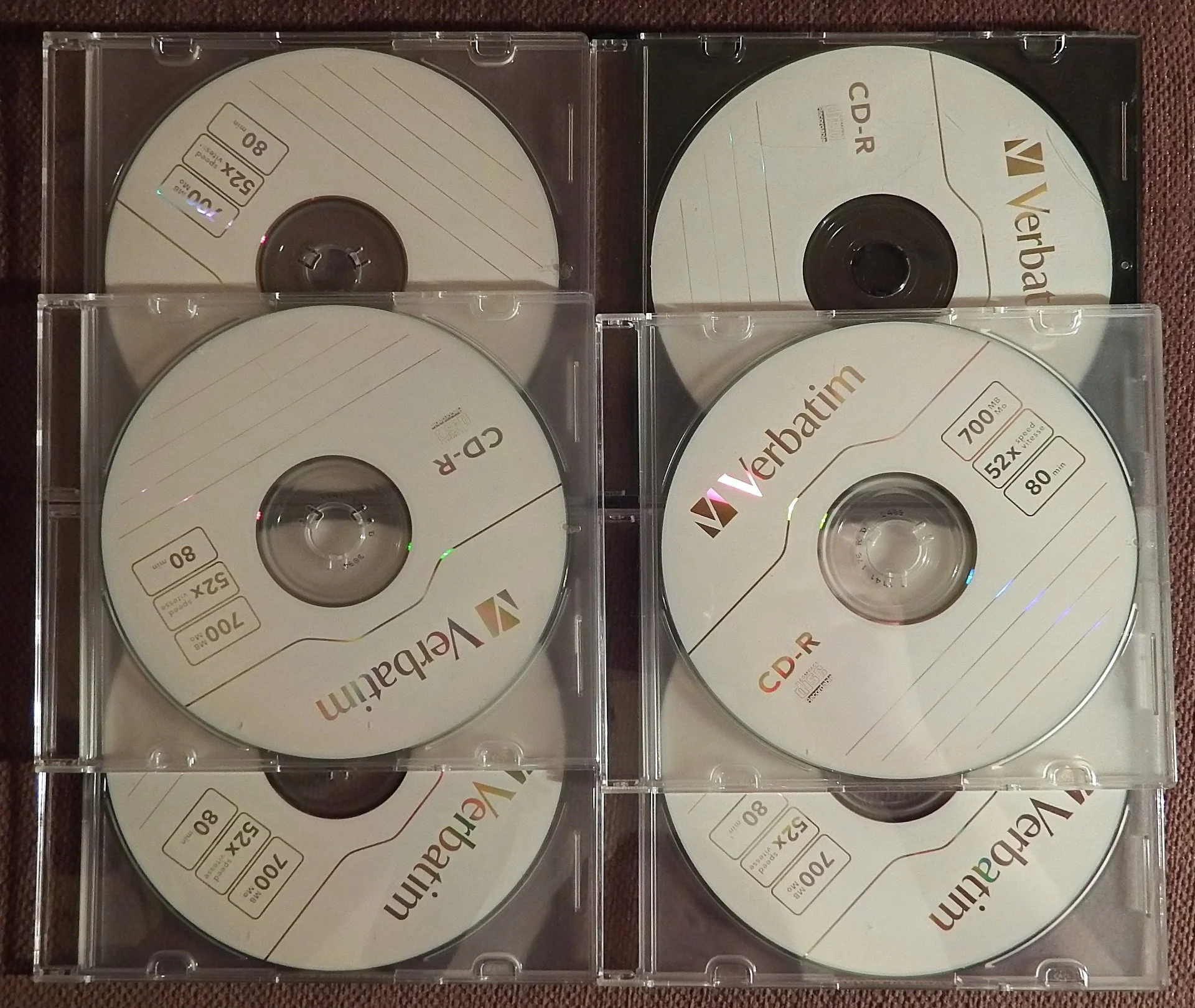 Диск Verbatim CD-R 52 х 700 Mb - миниатюра 4