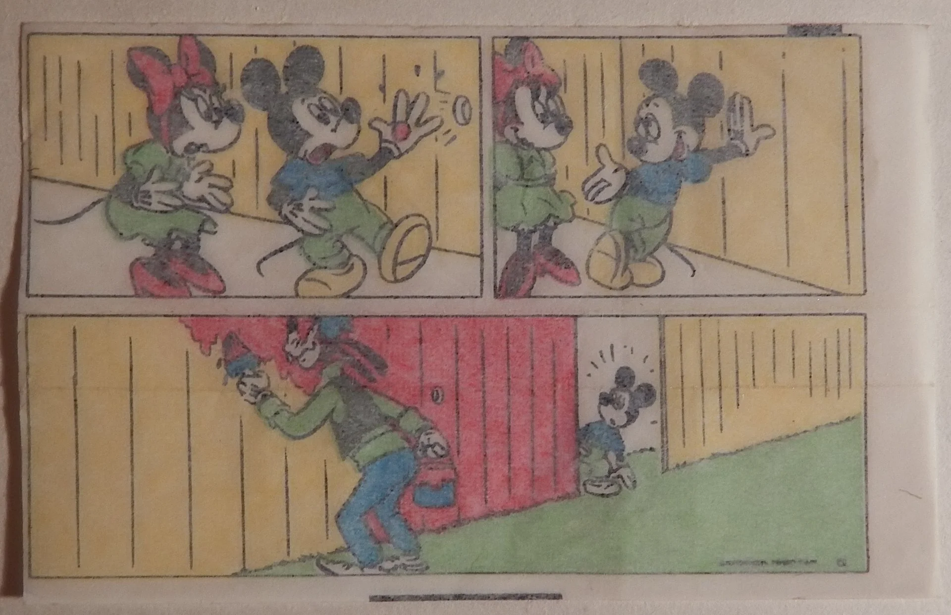 Вкладыш от жевательной резинки Donald. Дональд. Дисней. Микки Маус. Гуфи. 1980-е годы - миниатюра 2