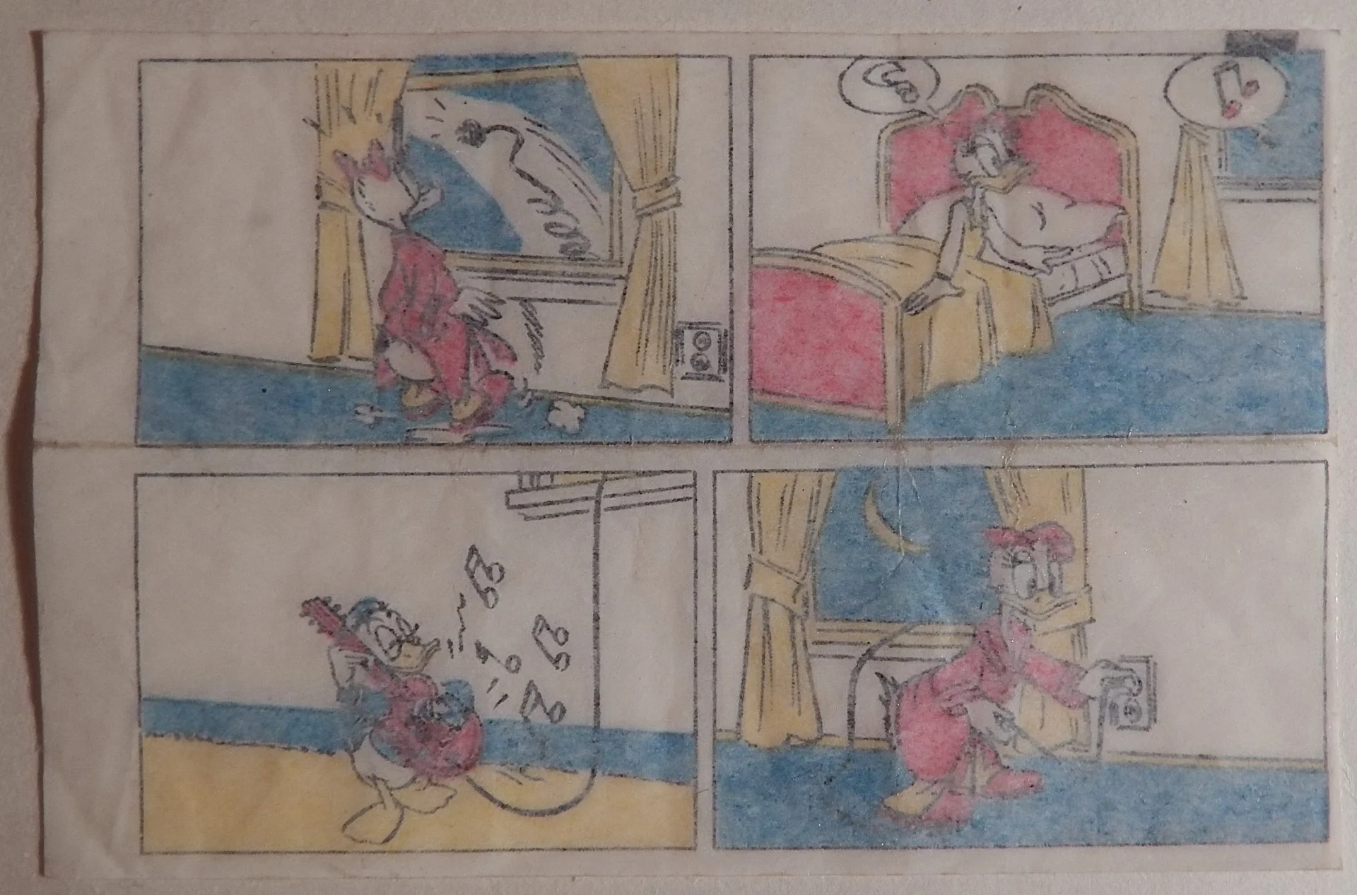 Вкладыш от жевательной резинки Donald. Дональд. Дисней. Дональд Дак. 1980-е годы - миниатюра 2