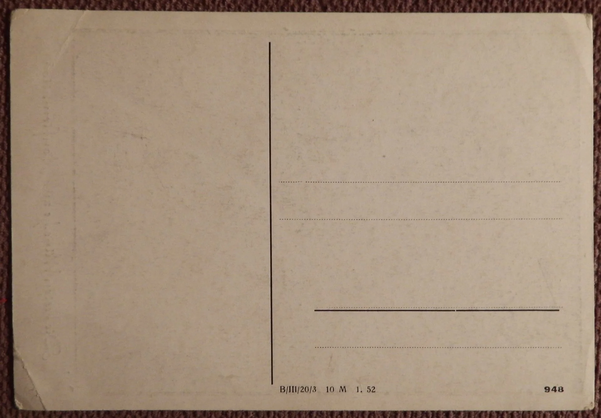 Открытка. С наилучшими пожеланиями. Нарциссы. Германия. 1930-е годы - миниатюра 2