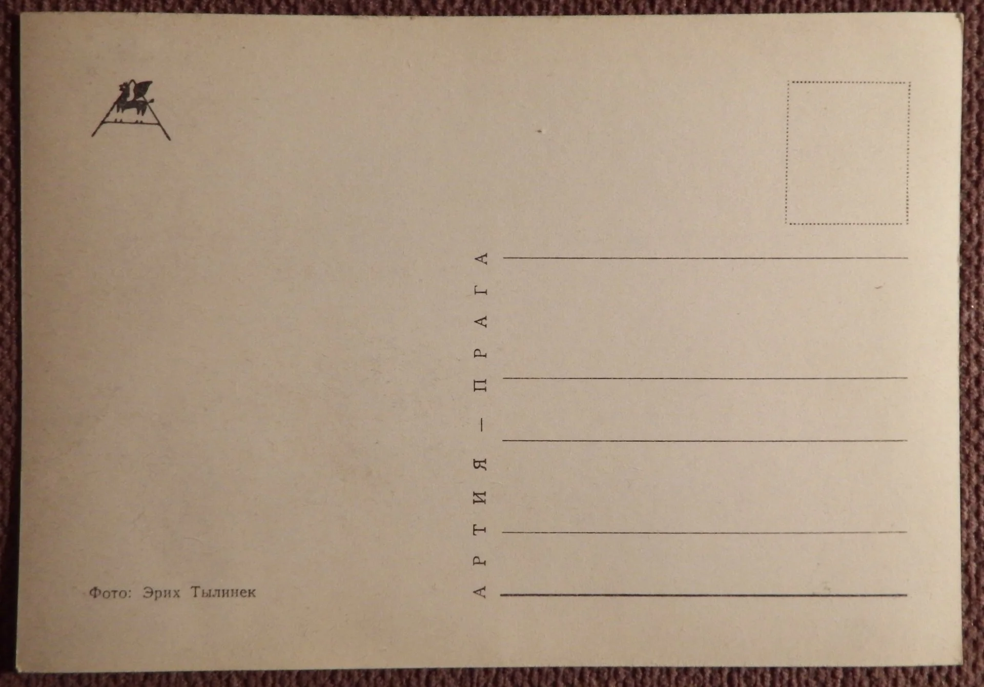 Открытка. Котенок 1. Прага. Чехословакия. 1960-е годы - миниатюра 2