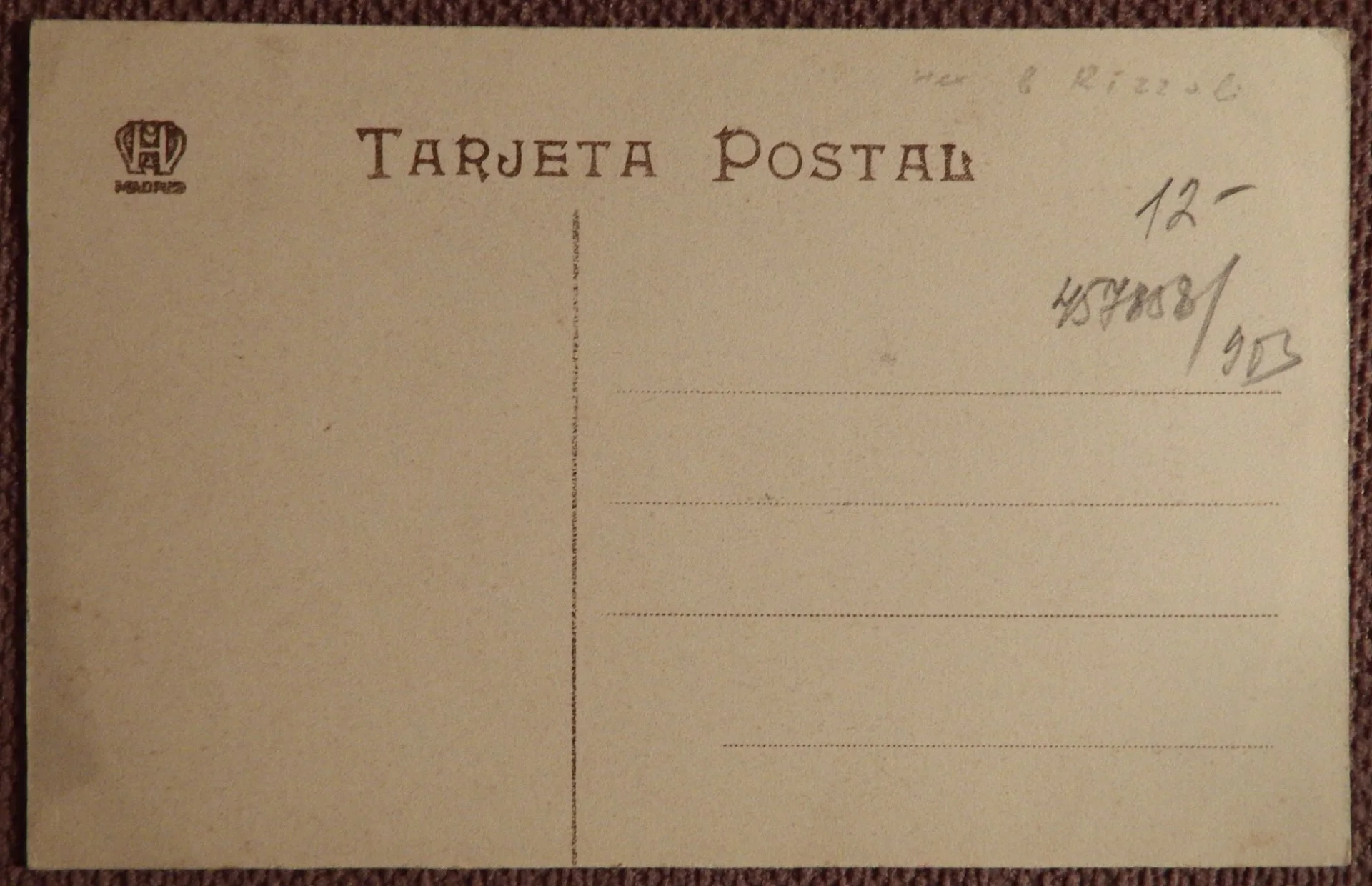 Антикварная открытка. Г. Гольбейн. Портрет женщины. Живопись. - миниатюра 2
