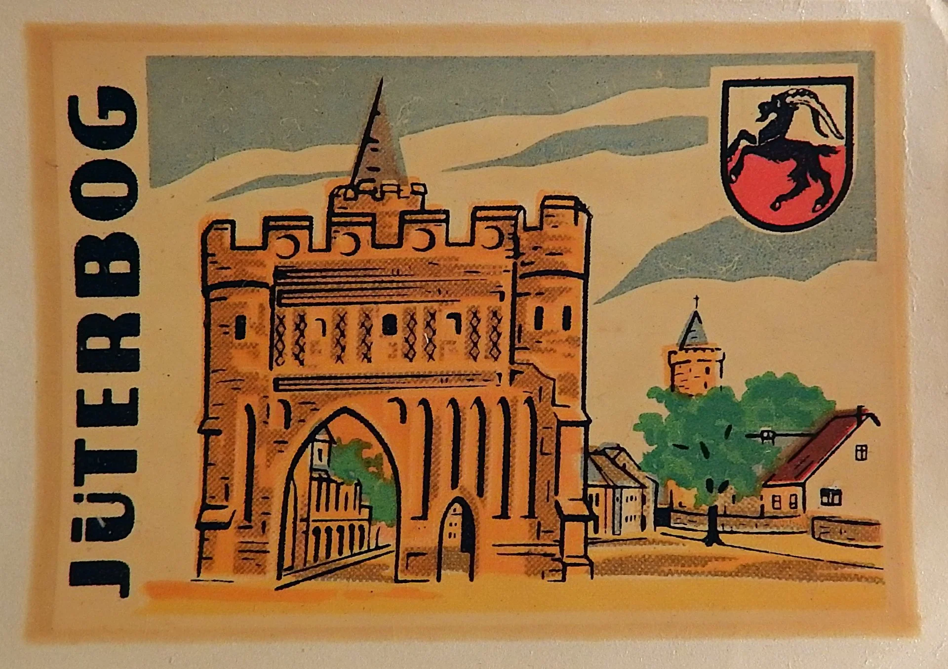 Переводная картинка. Йютербог. ГДР. 1967 год - изображение 1