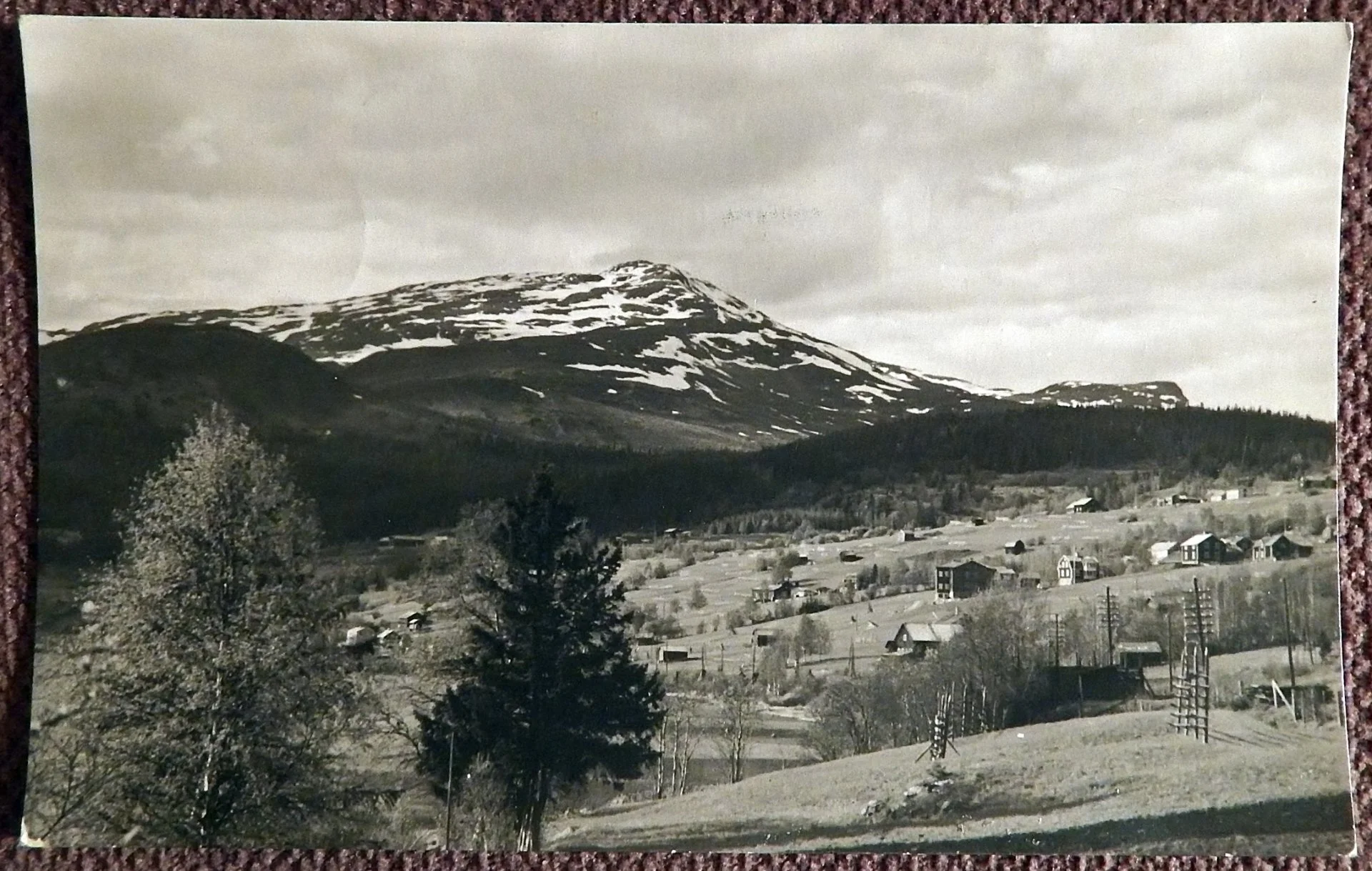 Открытка. Гора Орескутан. Швеция. 1930-е годы - изображение 1