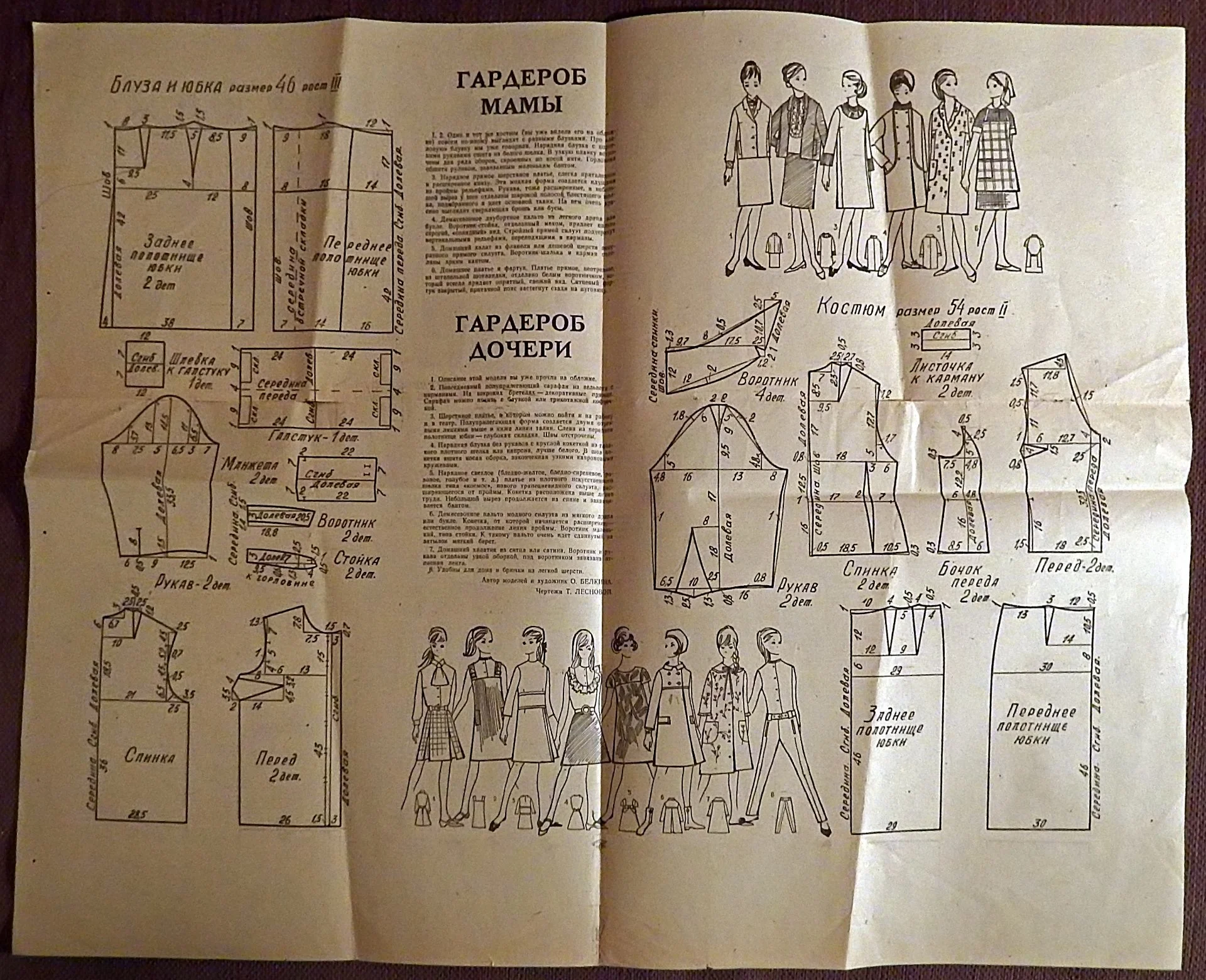 Выкройки. Вязание. Женская одежда. Приложение к журналу Работница. 1968 год - миниатюра 5