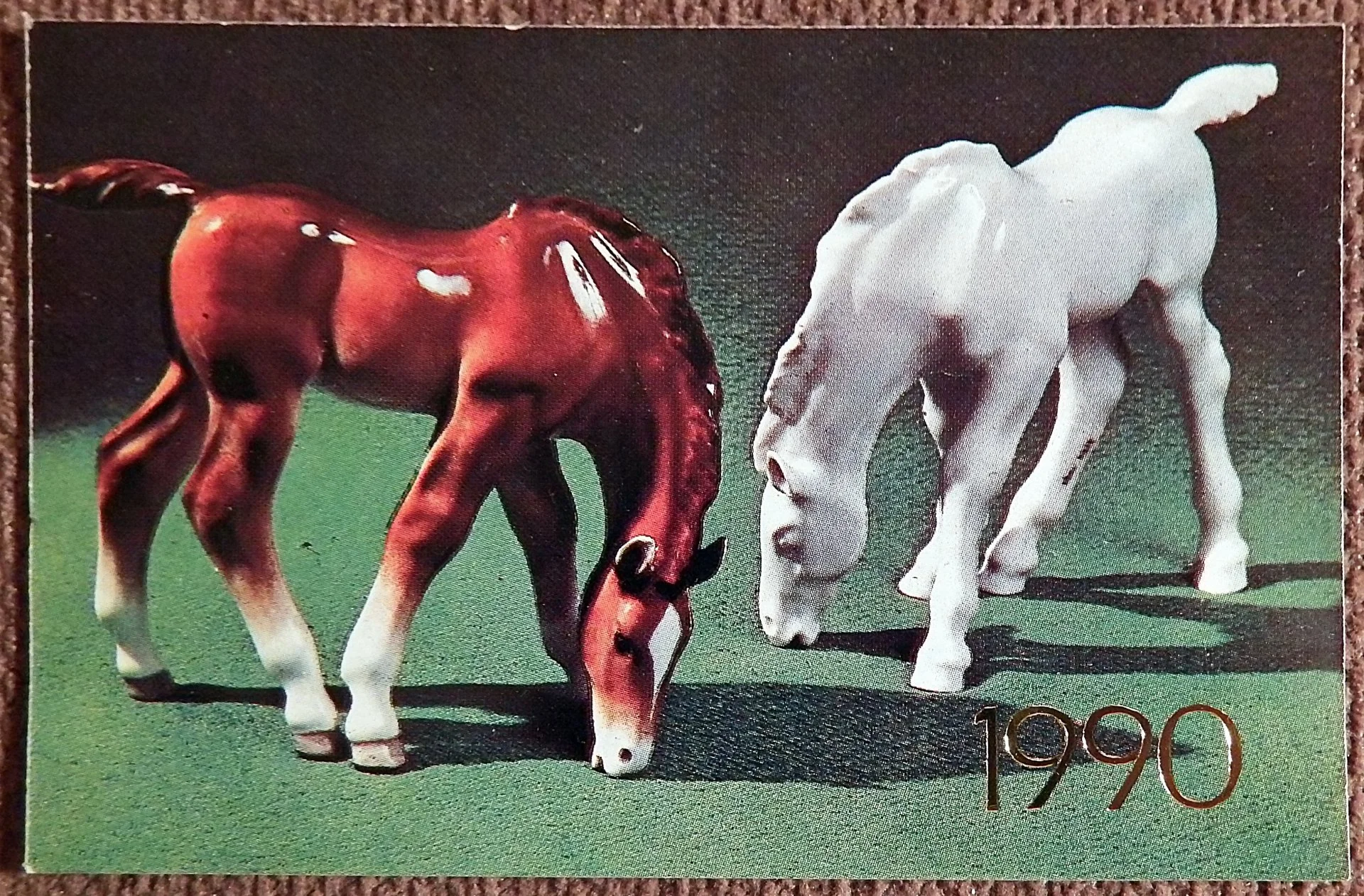 Карманный календарь. Год Лошади. 1990 год - изображение 1