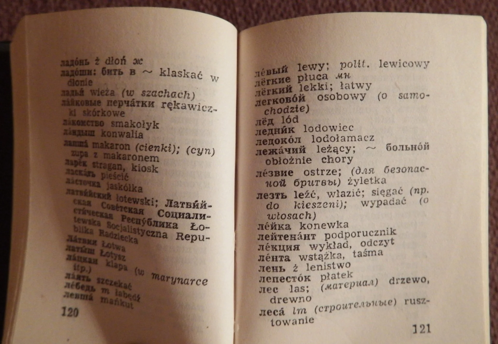 Ю. Хлябич. Русско-польский и польско-русский словарь-минимум. 1968 год - миниатюра 5