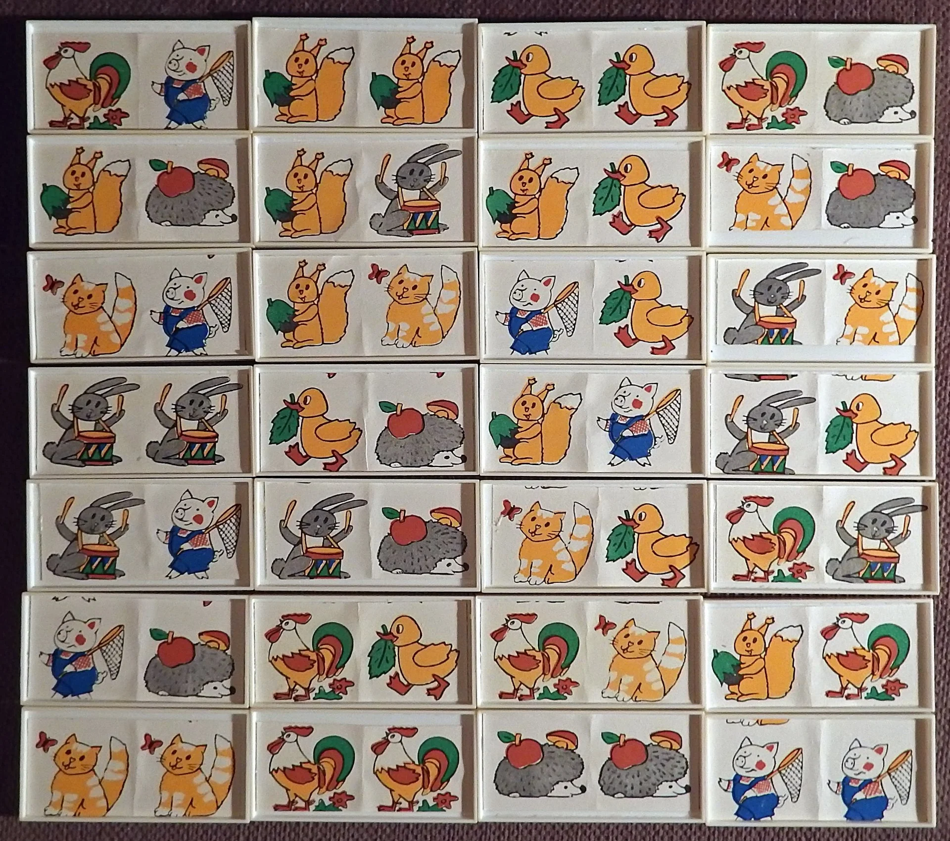 Игра. Домино детское. СССР. 1980-е годы - миниатюра 2