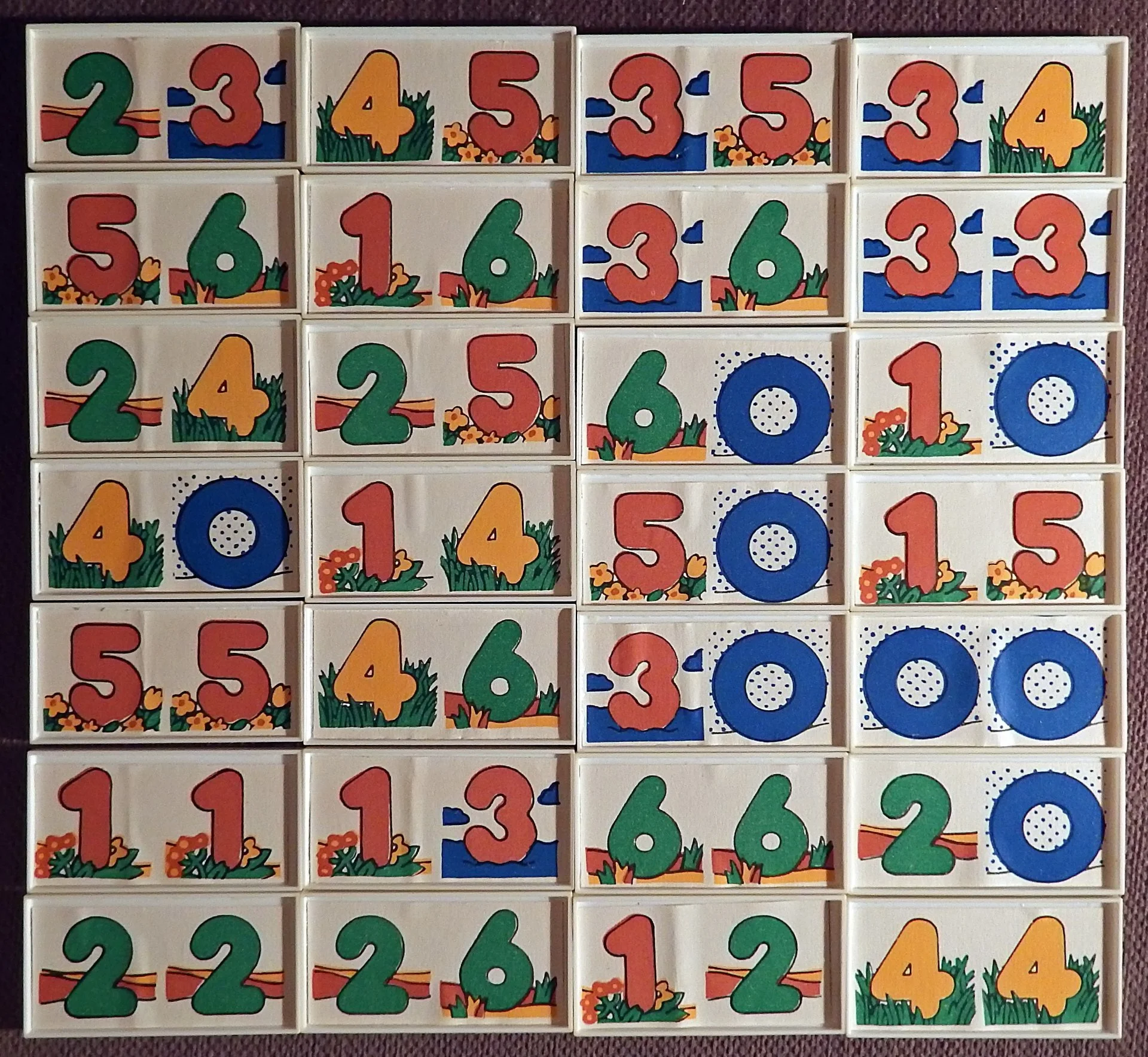 Игра. Домино детское. СССР. 1980-е годы - миниатюра 3