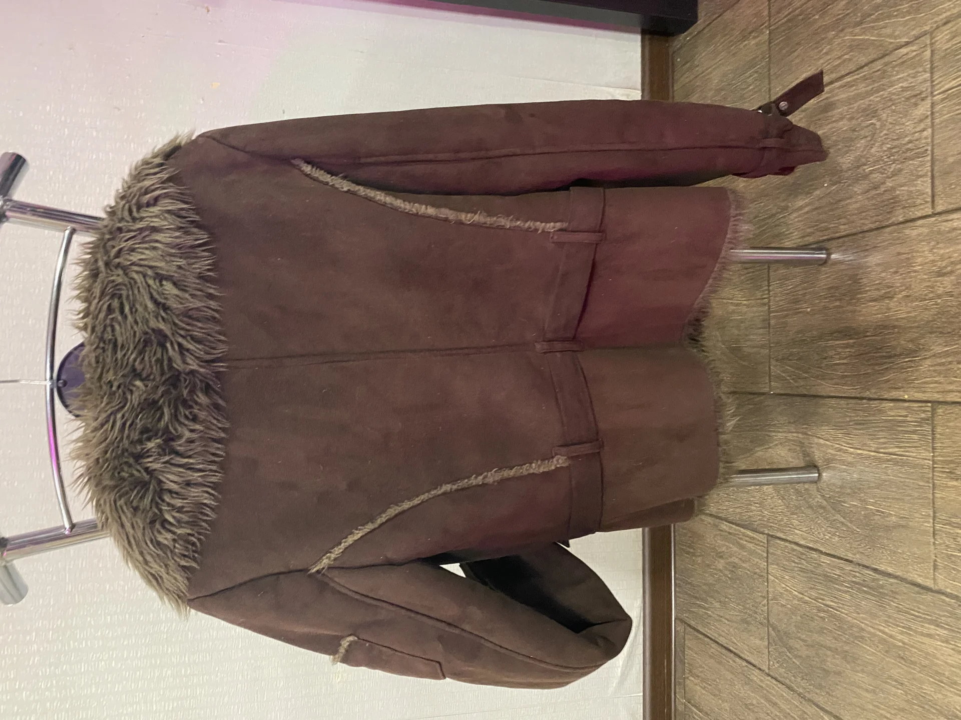 Дублёнка женская Zara Basic M - миниатюра 2