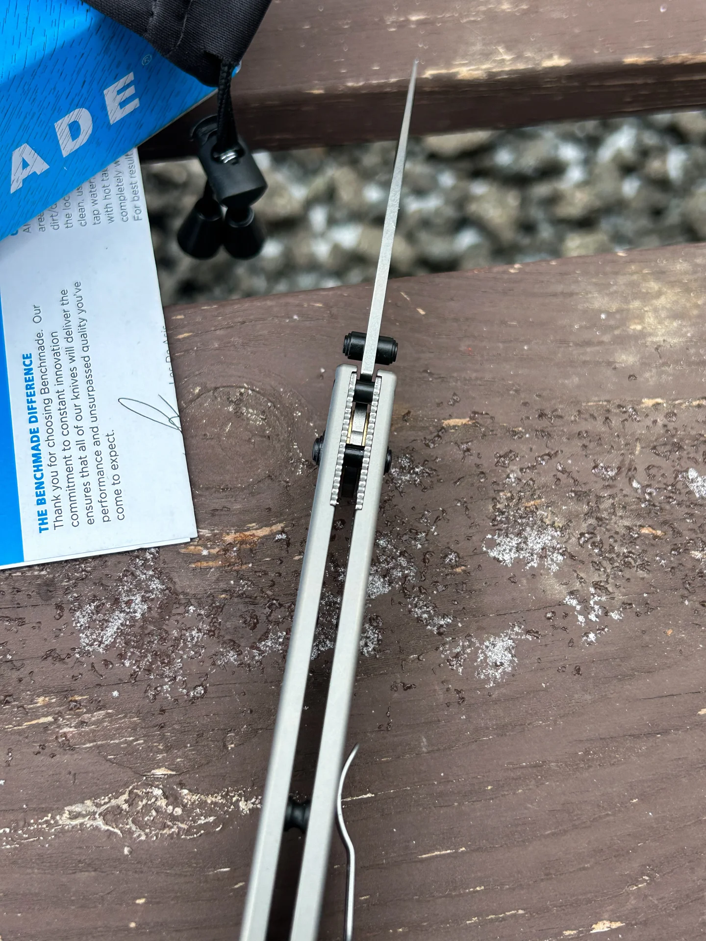 Нож Benchmade 535 Titanium - миниатюра 7