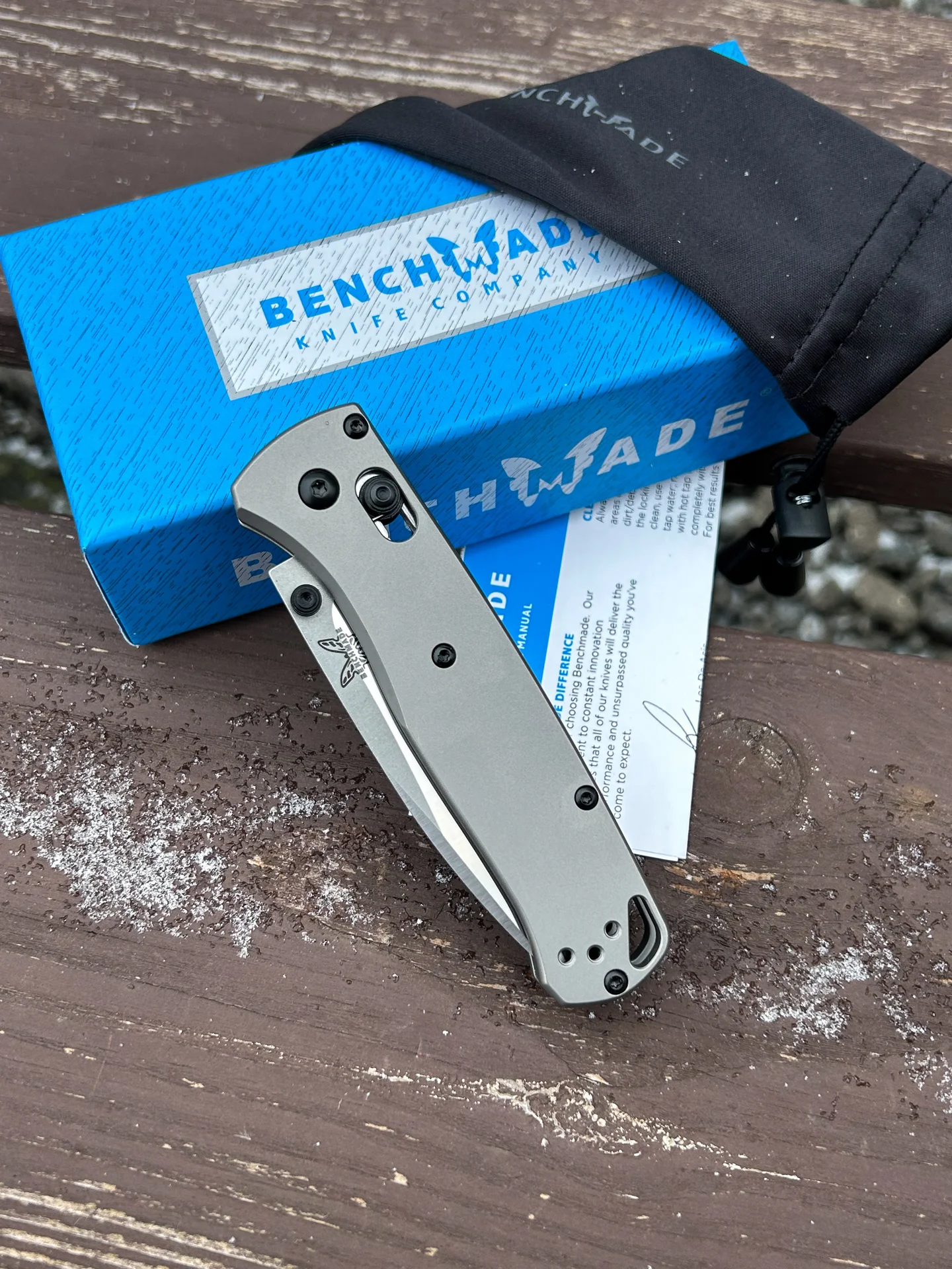 Нож Benchmade 535 Titanium - миниатюра 8