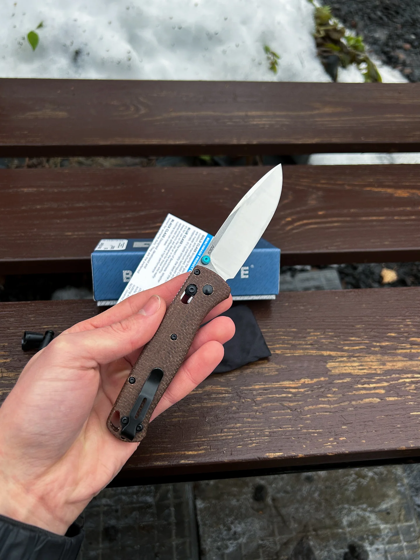Нож Benchmade Bugout 535 Микарта - миниатюра 4