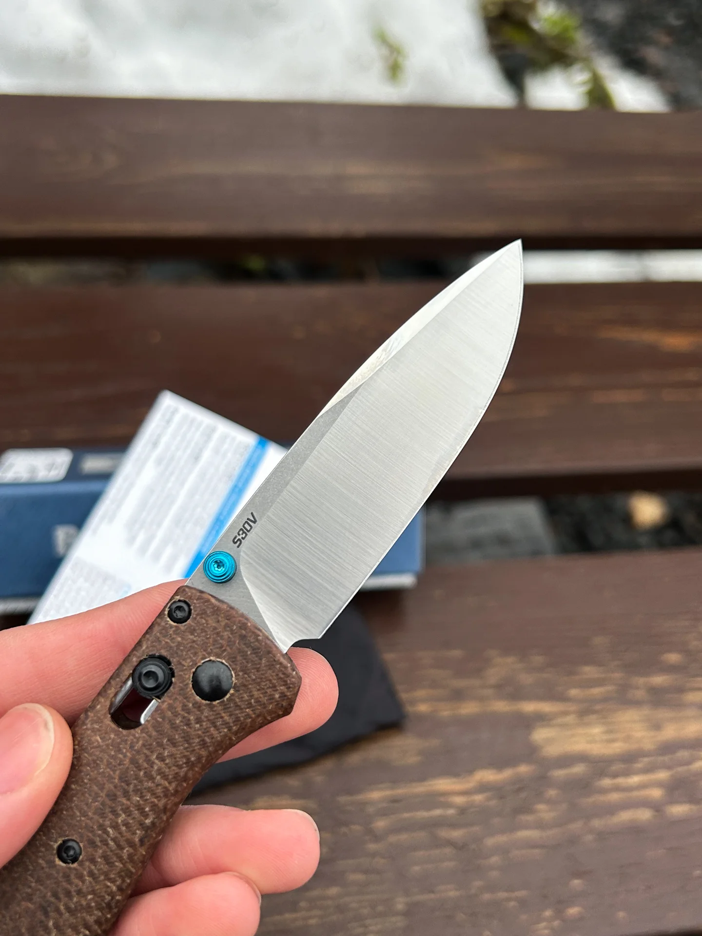 Нож Benchmade Bugout 535 Микарта - миниатюра 5