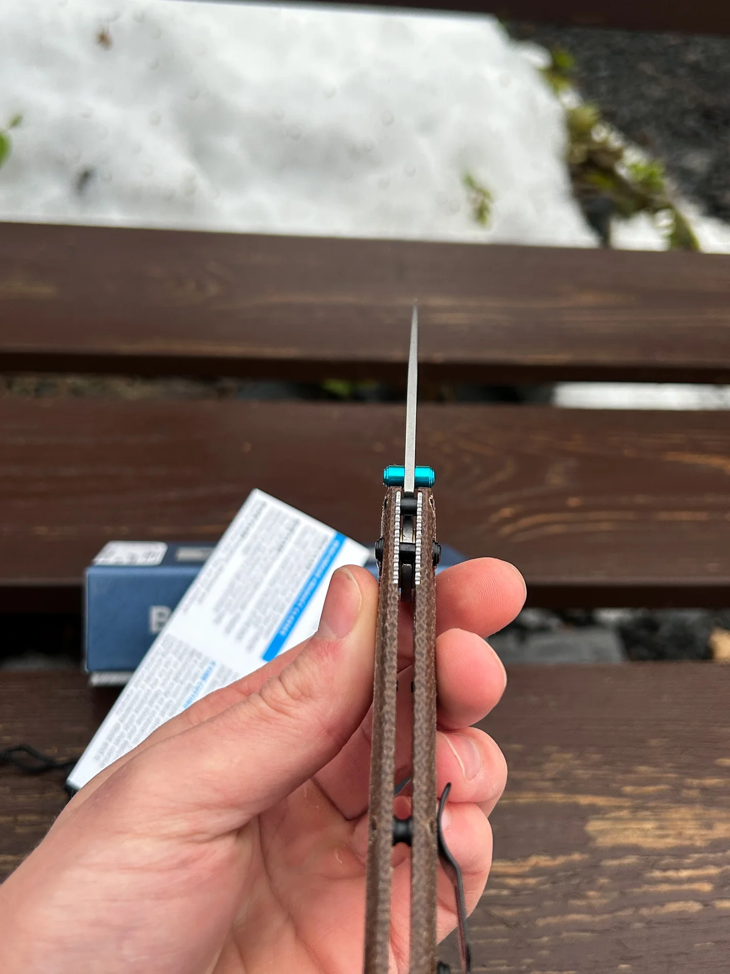 Нож Benchmade Bugout 535 Микарта - миниатюра 7