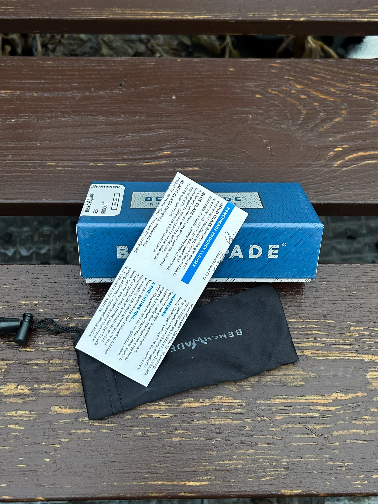 Нож Benchmade Bugout 535 Микарта - миниатюра 9