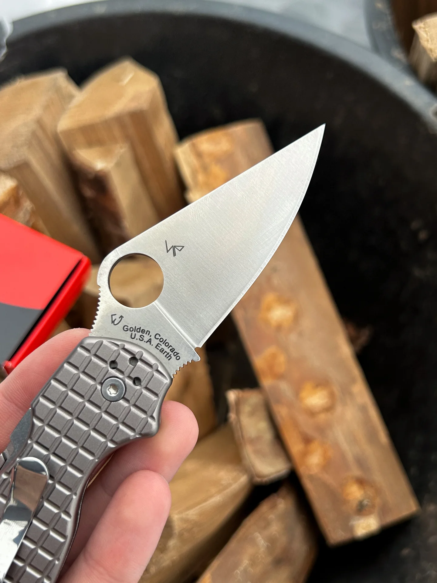 Нож Spyderco Paramilitary 3 Aluminium - миниатюра 5
