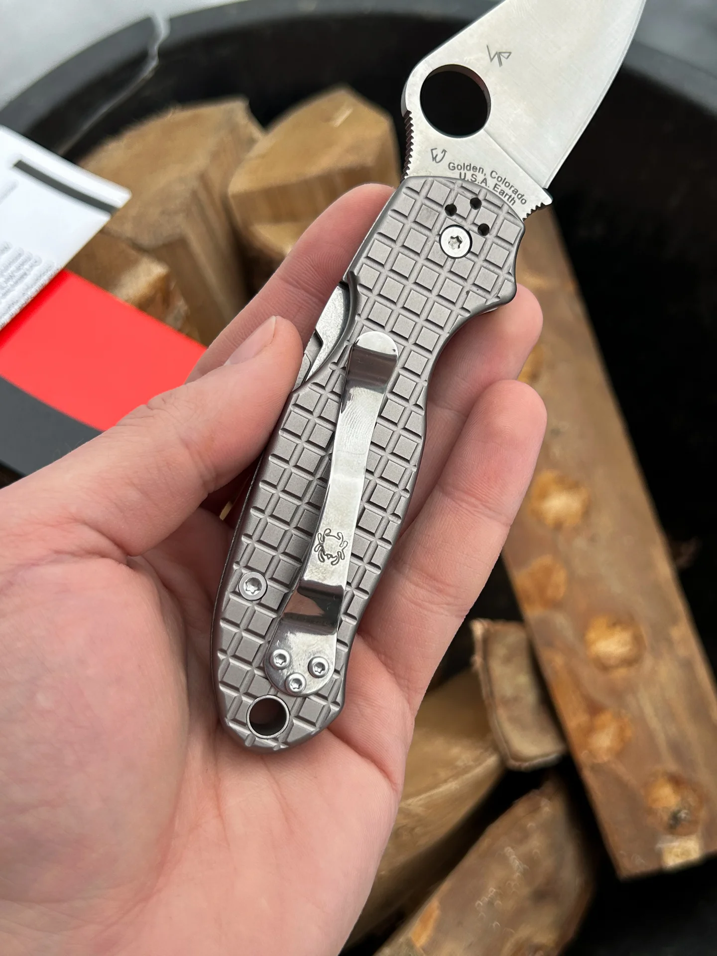 Нож Spyderco Paramilitary 3 Aluminium - миниатюра 6