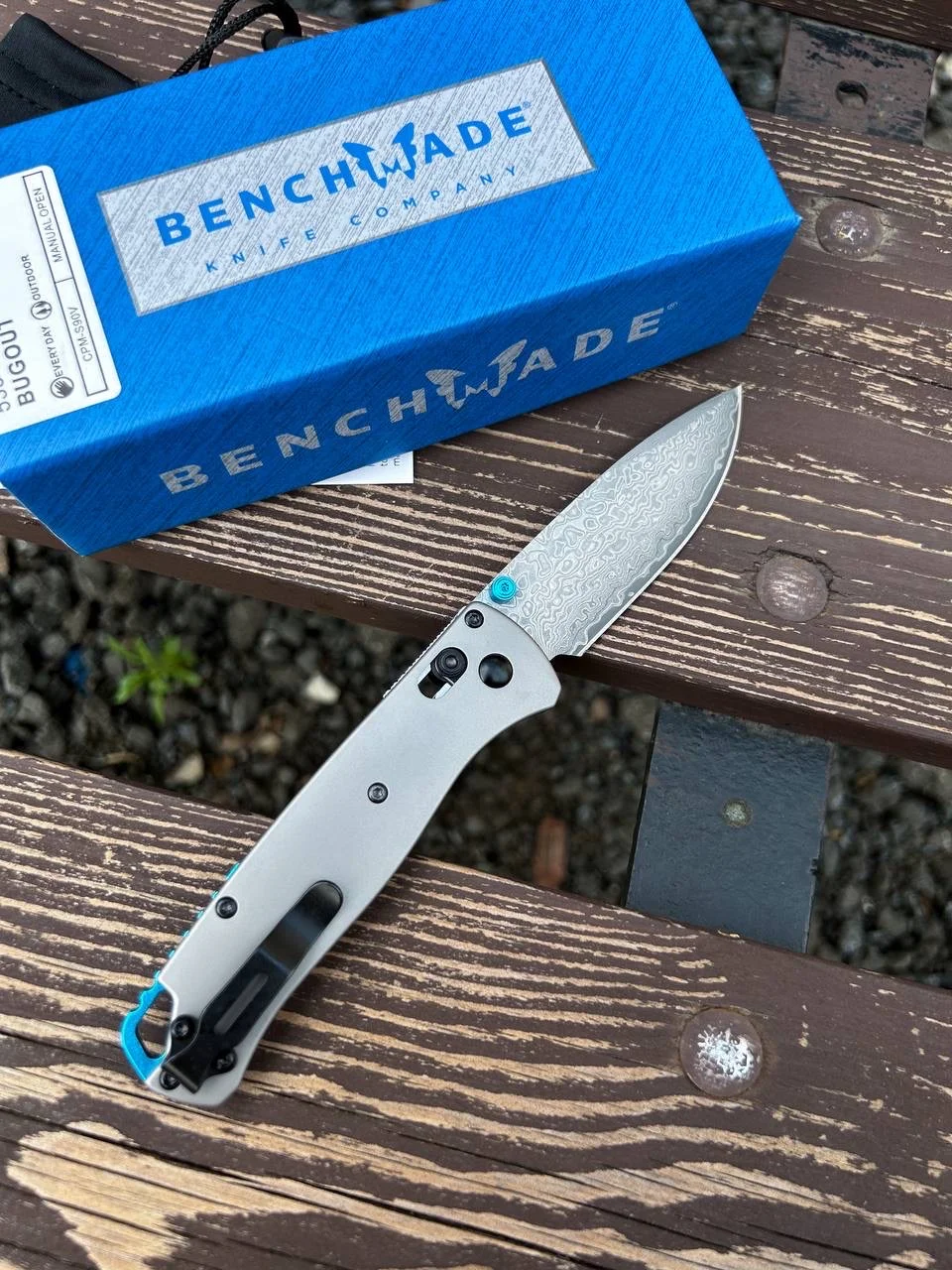 Нож Benchmade Bugout 535 титан + Дамаск - миниатюра 4