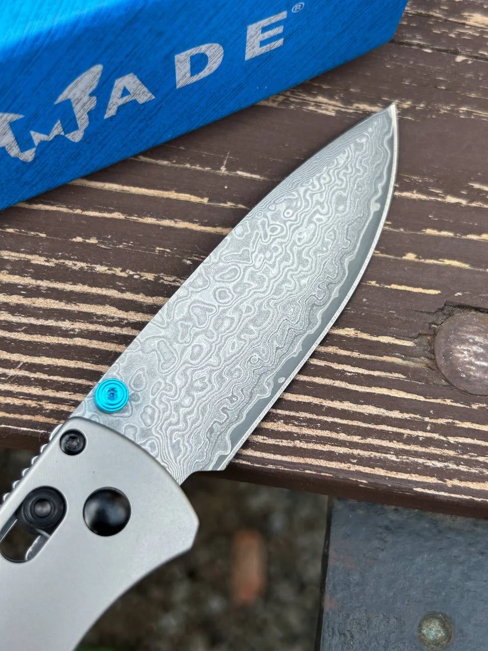 Нож Benchmade Bugout 535 титан + Дамаск - миниатюра 5