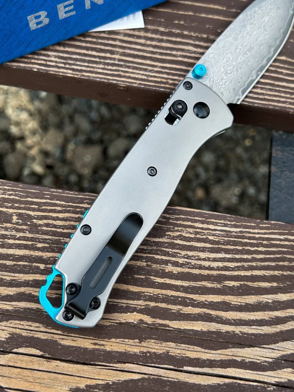 Нож Benchmade Bugout 535 титан + Дамаск - миниатюра 6