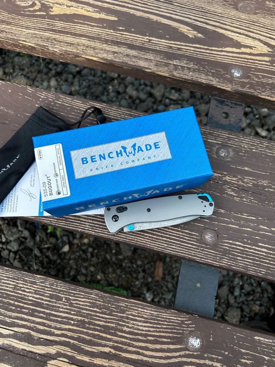 Нож Benchmade Bugout 535 титан + Дамаск - миниатюра 8