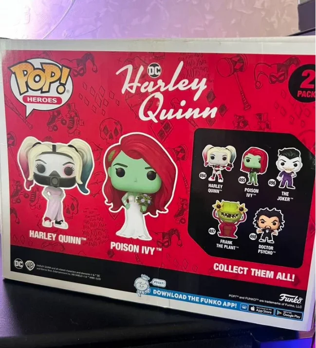 Фигурка Funko Pop Ядовитый Плющ и Харли Квинн - миниатюра 2
