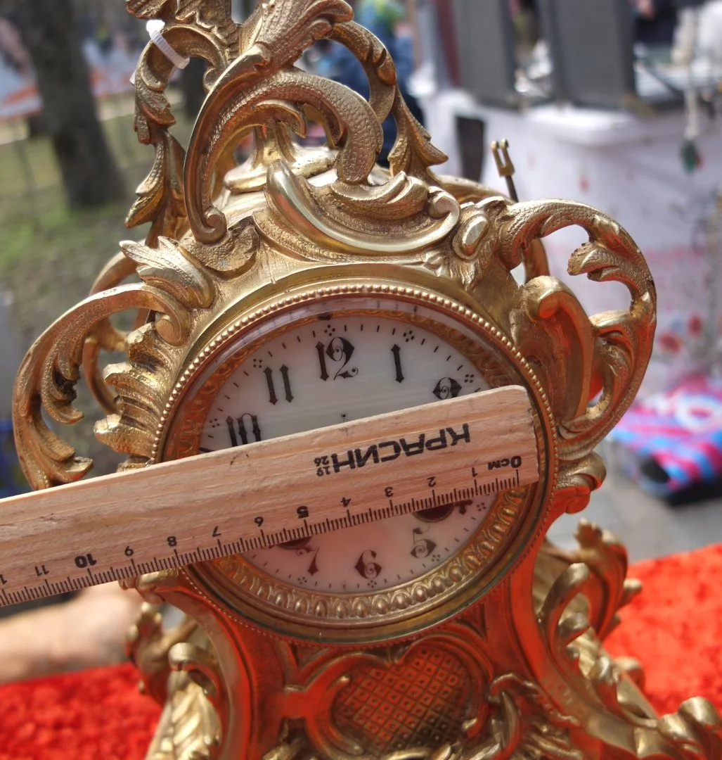 каминные часы бронза, Европа, рабочие, всё родное - миниатюра 9