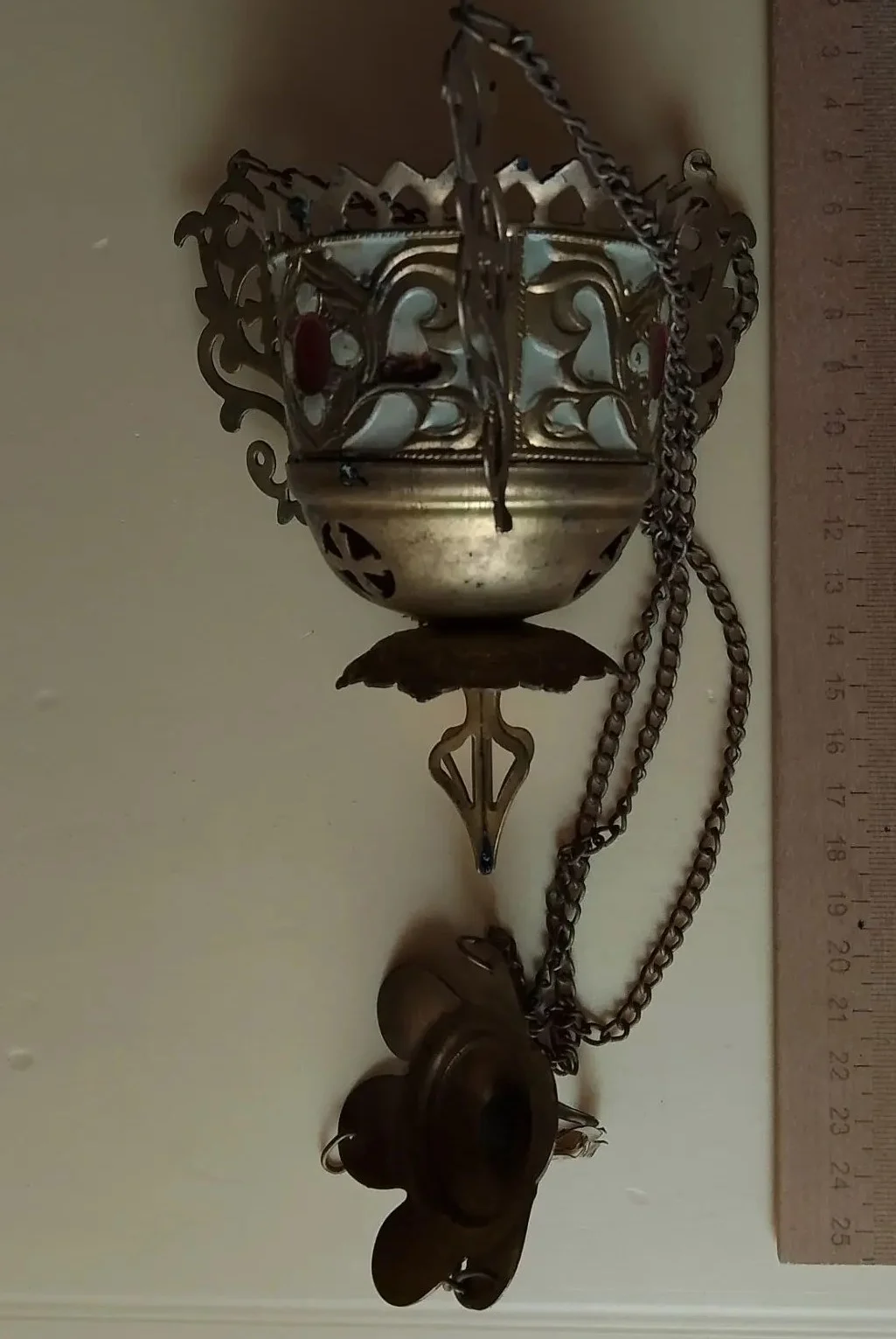 лампада царская, старинная, Императорская Россия - миниатюра 2