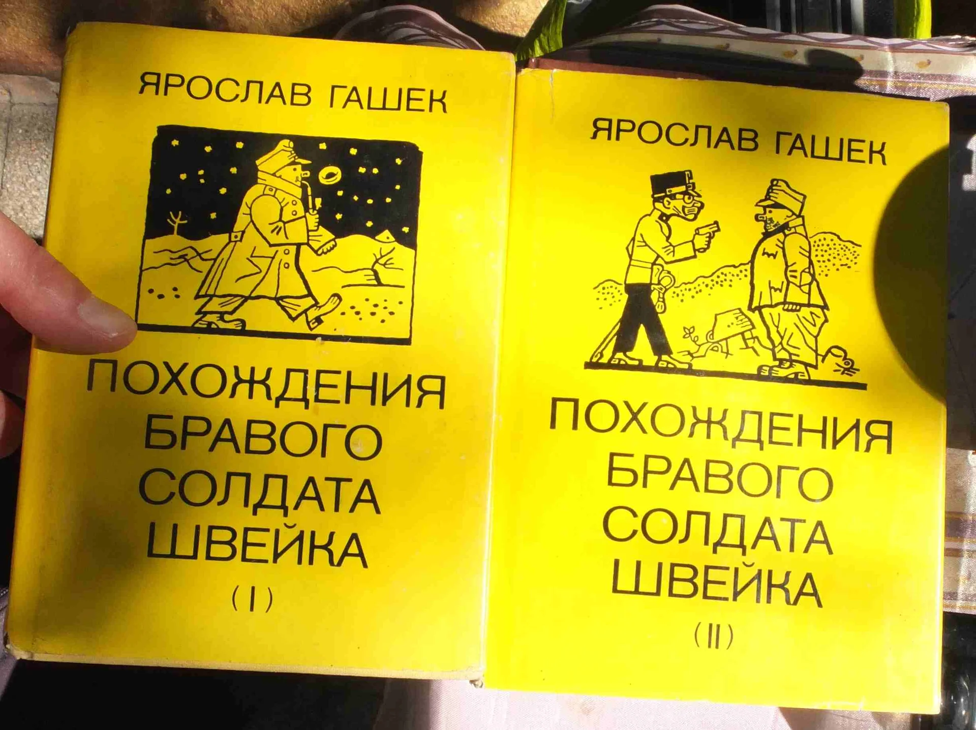 книги Похождения бравого солдата Швейка, в двух томах 1984 год