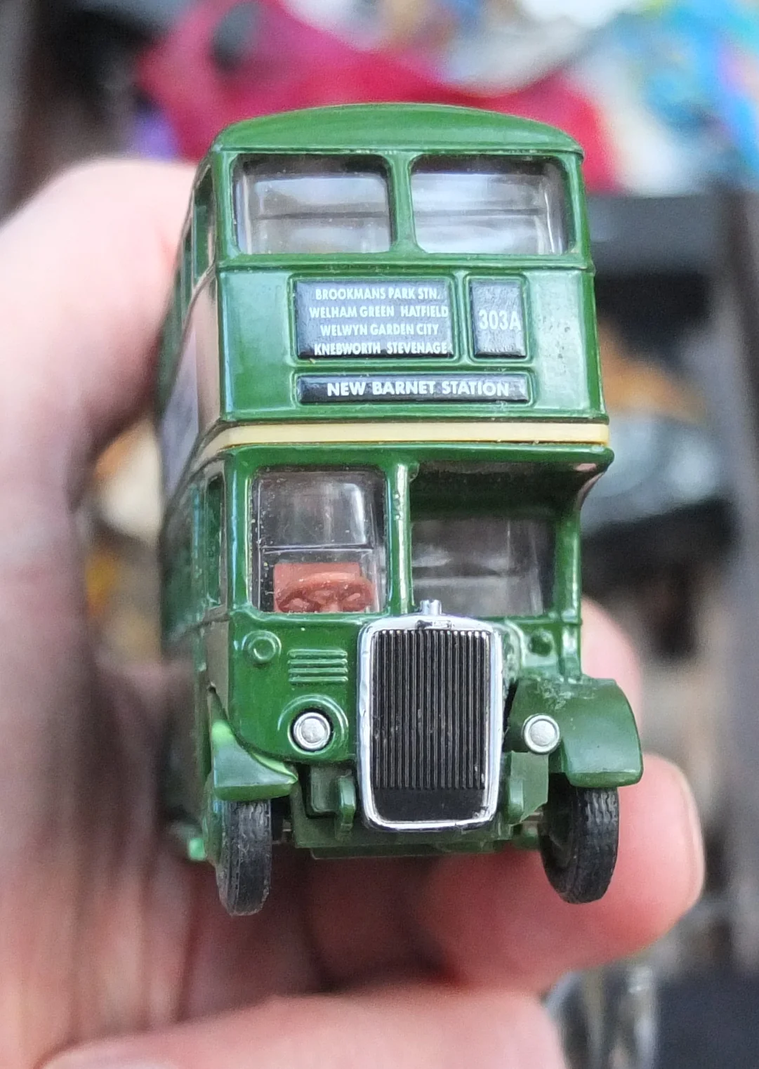 модель автобуса Leyland , железо, масштаб 1:76 - миниатюра 2