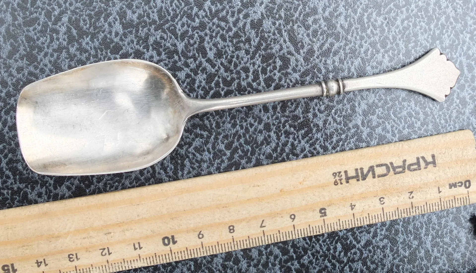 серебряная ложечка, серебро 84 проба, царская Россия - миниатюра 6
