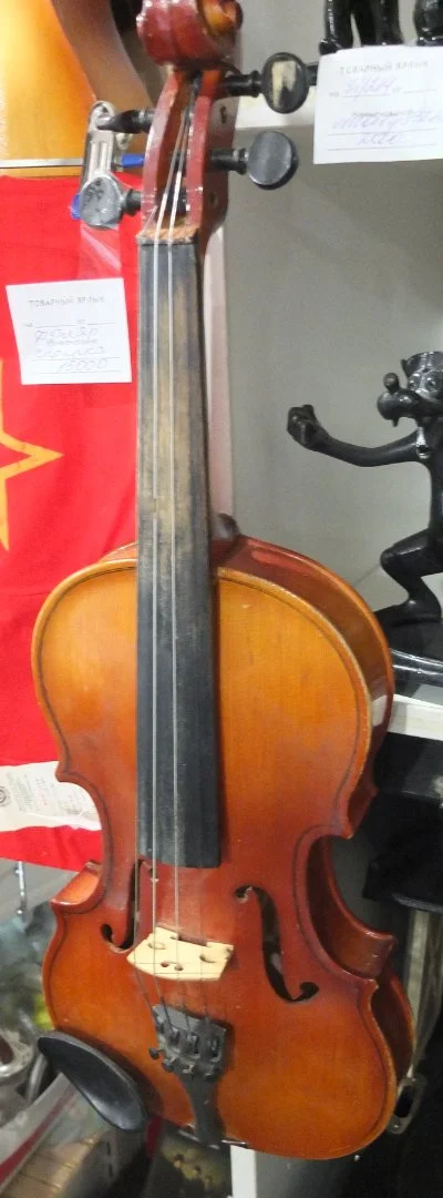 скрипка производства СССР,1970е гг, в футляре - миниатюра 4