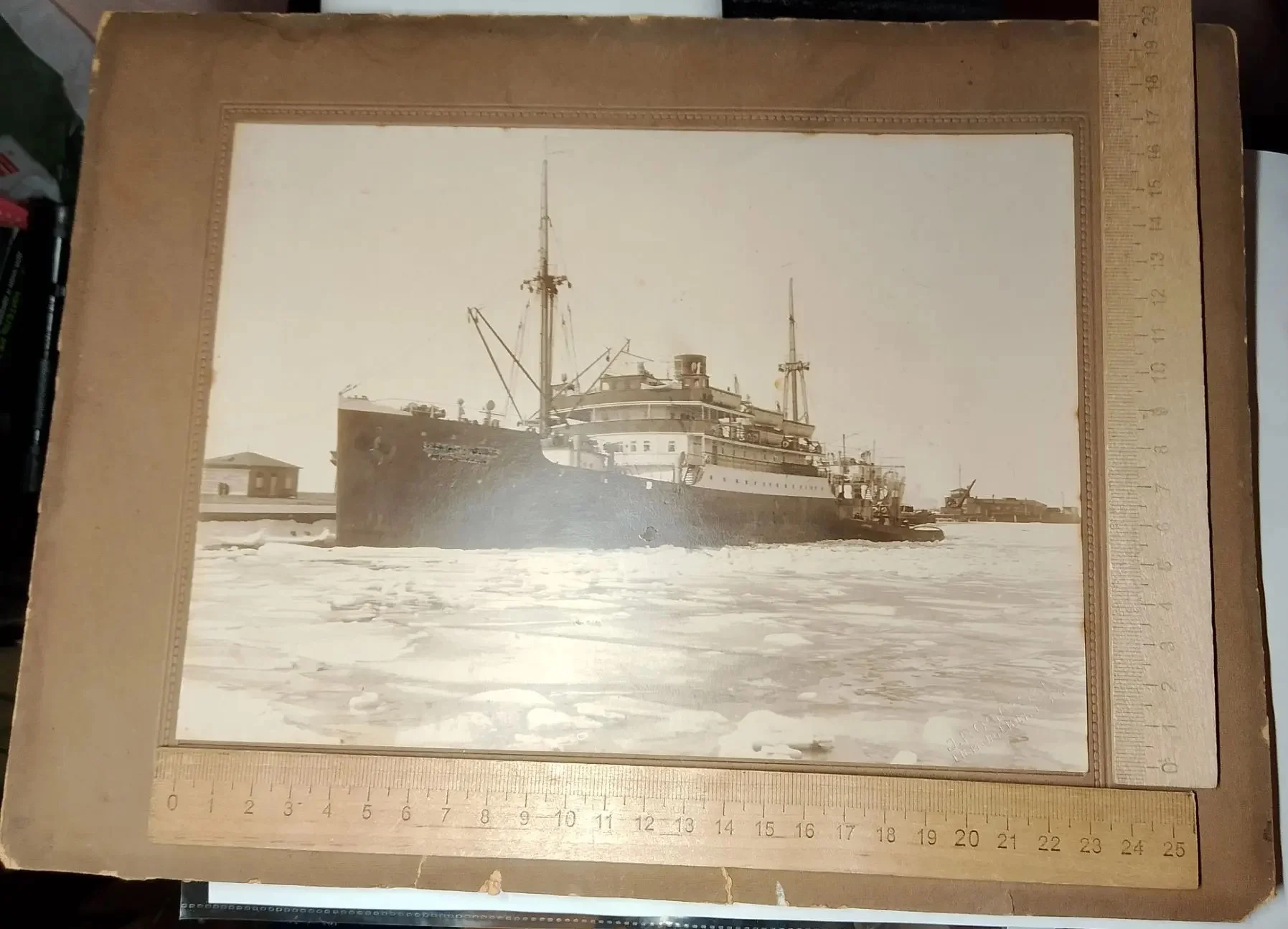 фотография Корабль, большая, 19 век - миниатюра 2