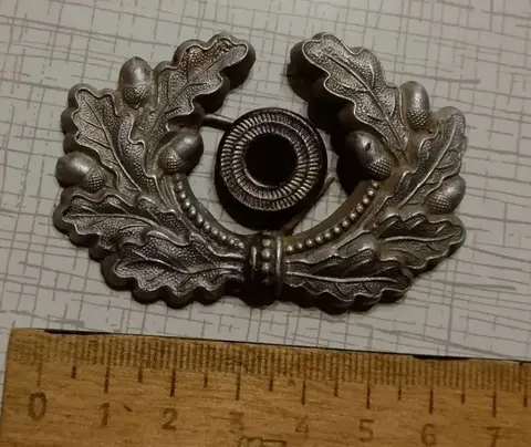 кокарда капуста, цинковый сплав, оригинал, коллекционная