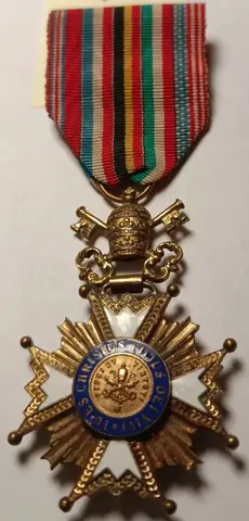 знак ордена Иисуса Христа, высшая награда Ватикана